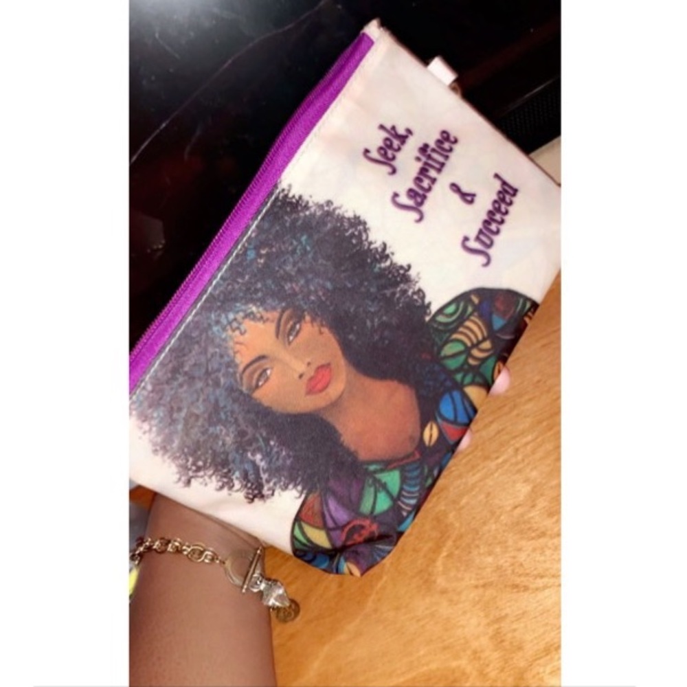 *Inspirational Quote Makeup Bag/ HandBag Pouch👜😍